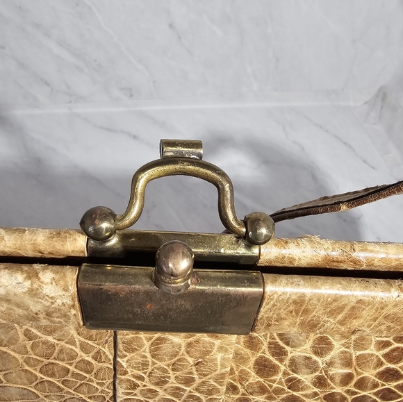 Rare Vintage 1950s-60s Exotic leather purse - Picture 10 of 10